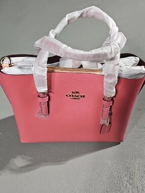 Coach C4084 Mollie Tote Bag 25 ColorTaffy Leather Handbag Coach Purse NWT